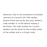 10 ft Spool Gun Replacement w/ Bonus Kit fit Lincoln SP-140T SP140T 12192 Welder